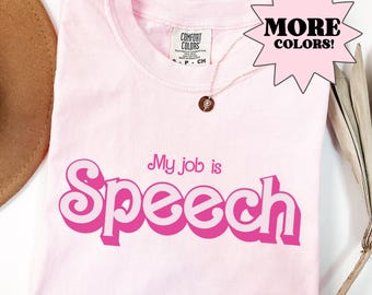 Comfort Colors Speech Shirt Speech Therapist Shirt SLP Shirt Speech Language Pathologist Shirt Gift For SLP Inclusion Shirt, SLP Tee
