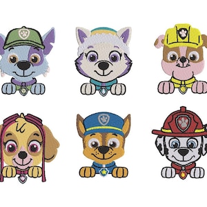 Paw Patrol Stickdatei Set (Digitaler Download)