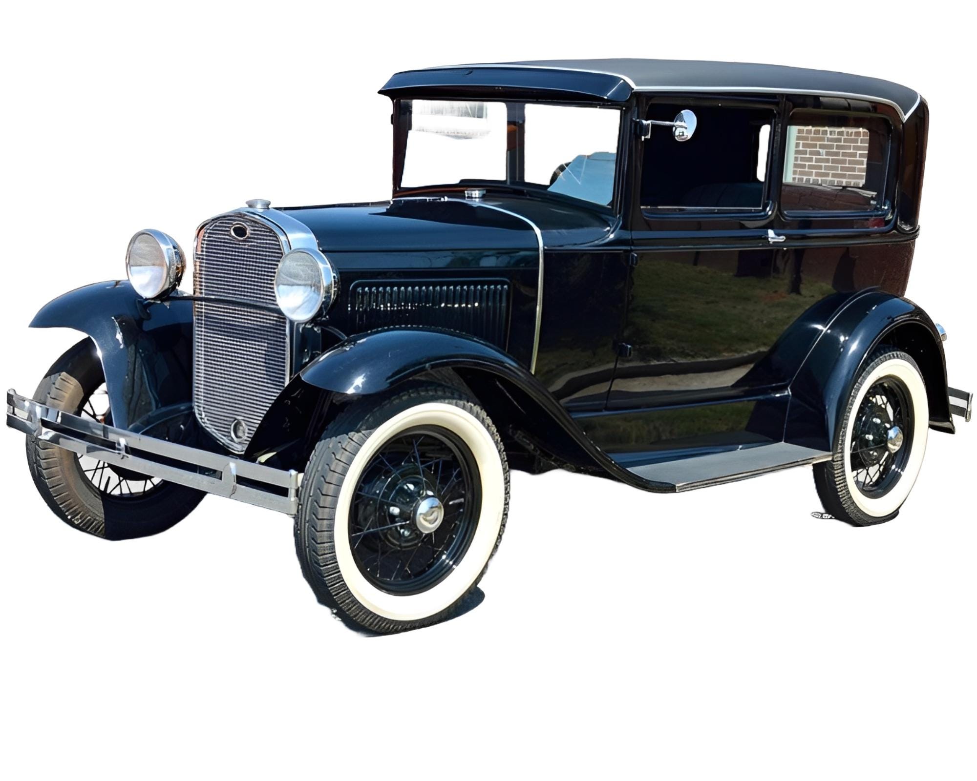 A classic vintage car model, the Ford Model A coupe replica, is perfect for collectors' and car enthusiasts' gifts.