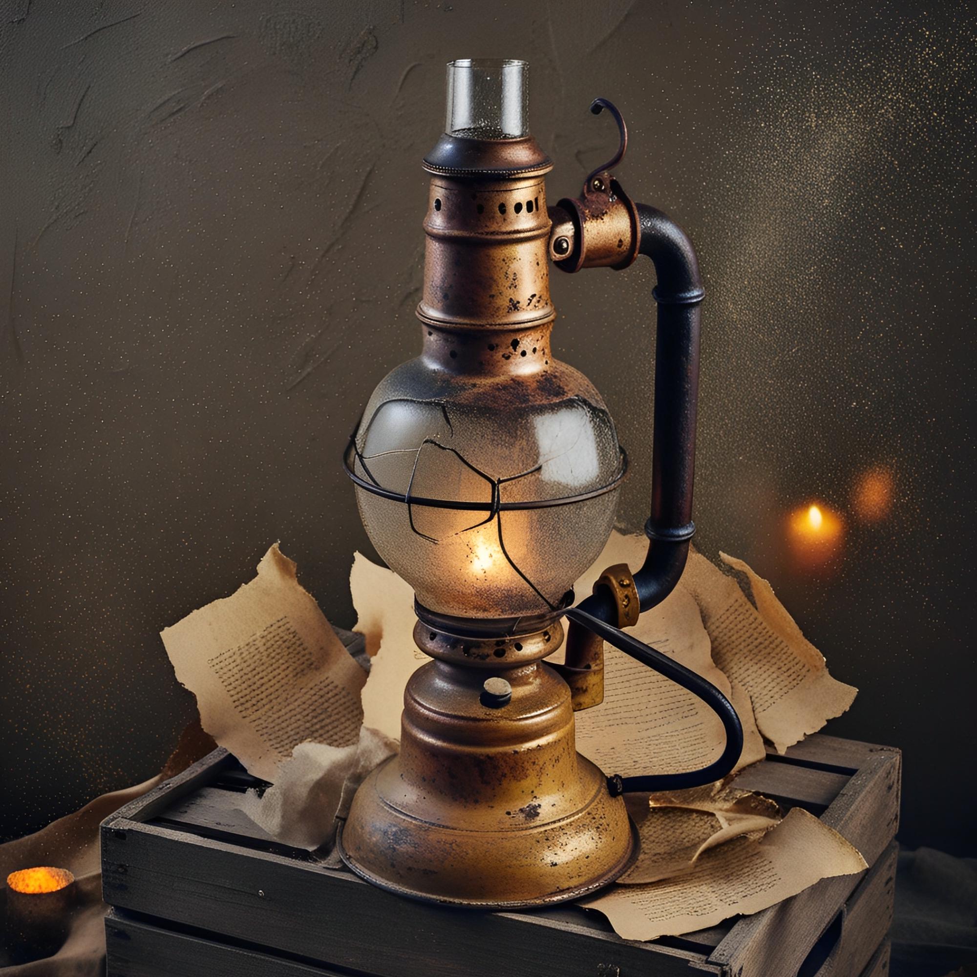 Vintage Storm Lamp - Etsy