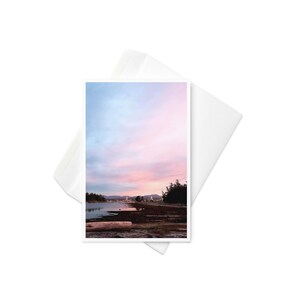 Nanaimo, da Saysutshun, British Columbia, biglietto d'auguri vuoto, fotografia originale