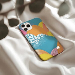 Patchwork Coastline Phone Case: Durable, Stylish, Protective