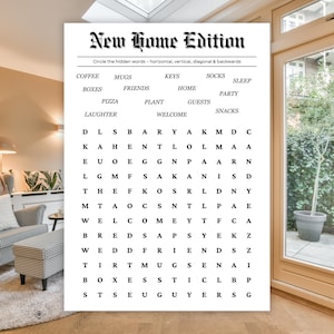 Printable Housewarming Party Games | New Home Game Bundle | Moving House Games | Housewarming Party Ideas | Housewarming Activities I KKH03