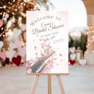 Love in Bloom Bridal Shower Sign, Wildflower Bridal Shower Welcome Sign, Floral Wedding Shower Poster, Love is in Bloom Bridal Shower Decor