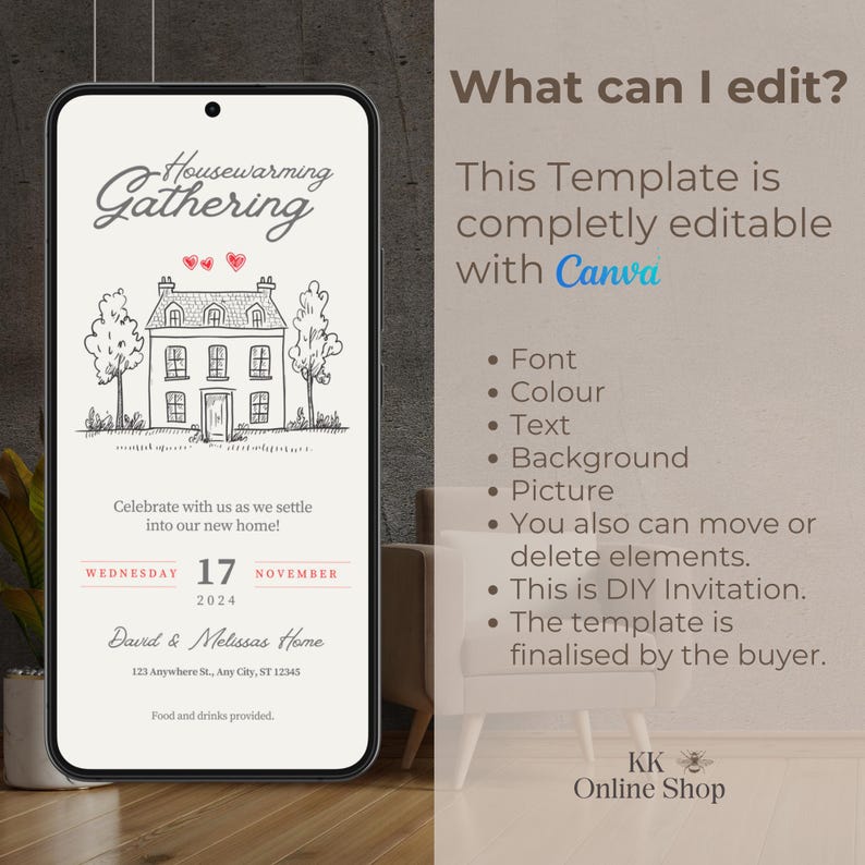 Digital Housewarming Party Invitation, Animated House Warming Invite ...