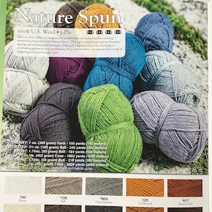 Brown Sheeps &quot;Nature Spun&quot; Sport Weight 100%U.S.Wool 1 3/4oz(50g)185yd see our Neveda“Grand Prix” listings more colors in similar yarn type