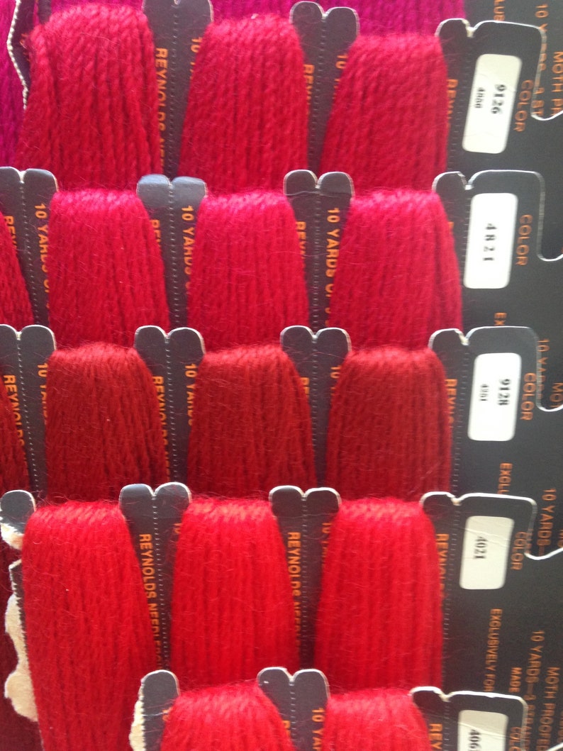 3 Strand Needlepoint/crewel Yarn 100 Pure Virgin Wool6 Etsy