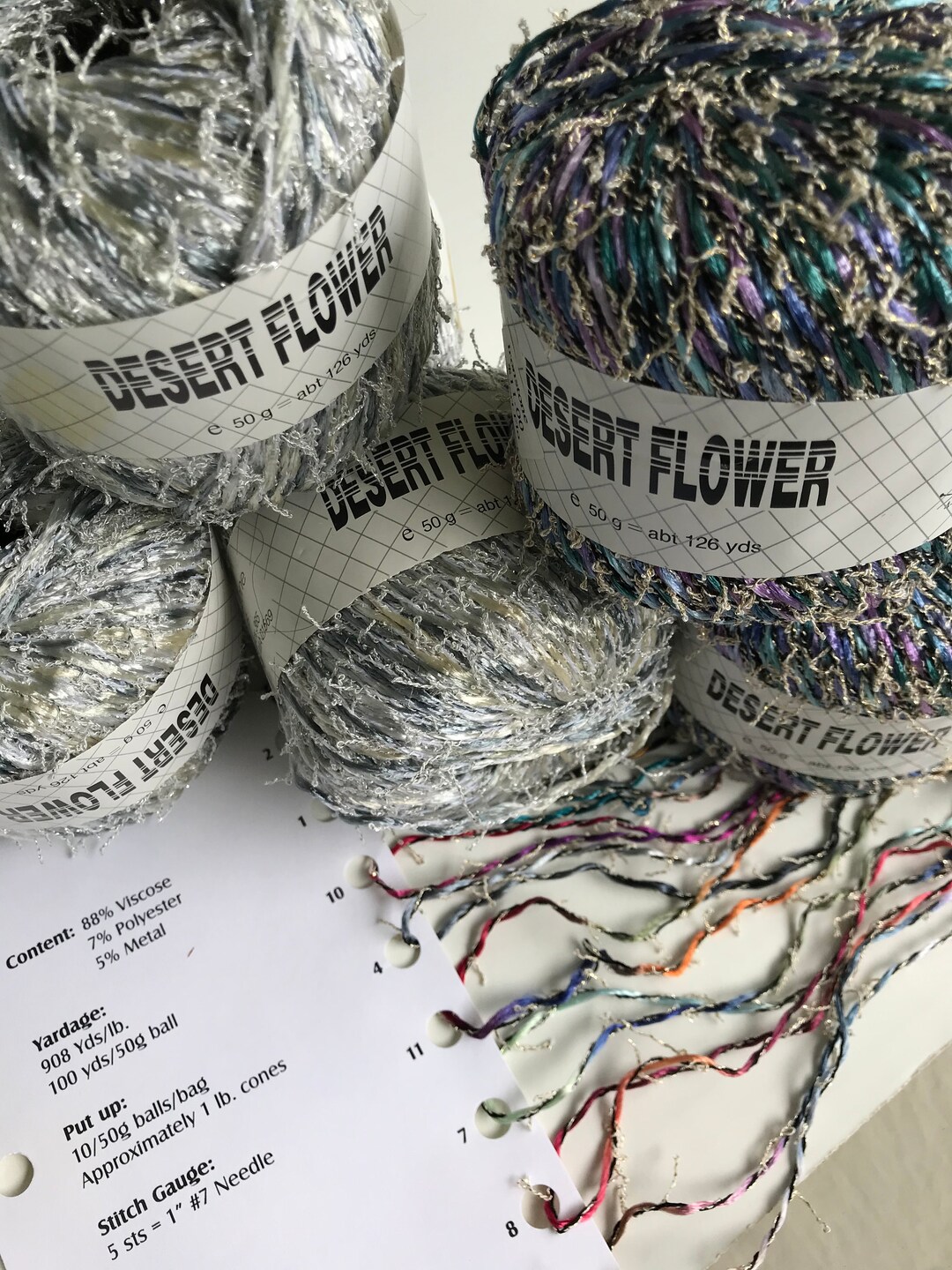 Ironstone Yarns Discontinued DESERT FLOWER A Sparkling Etsy