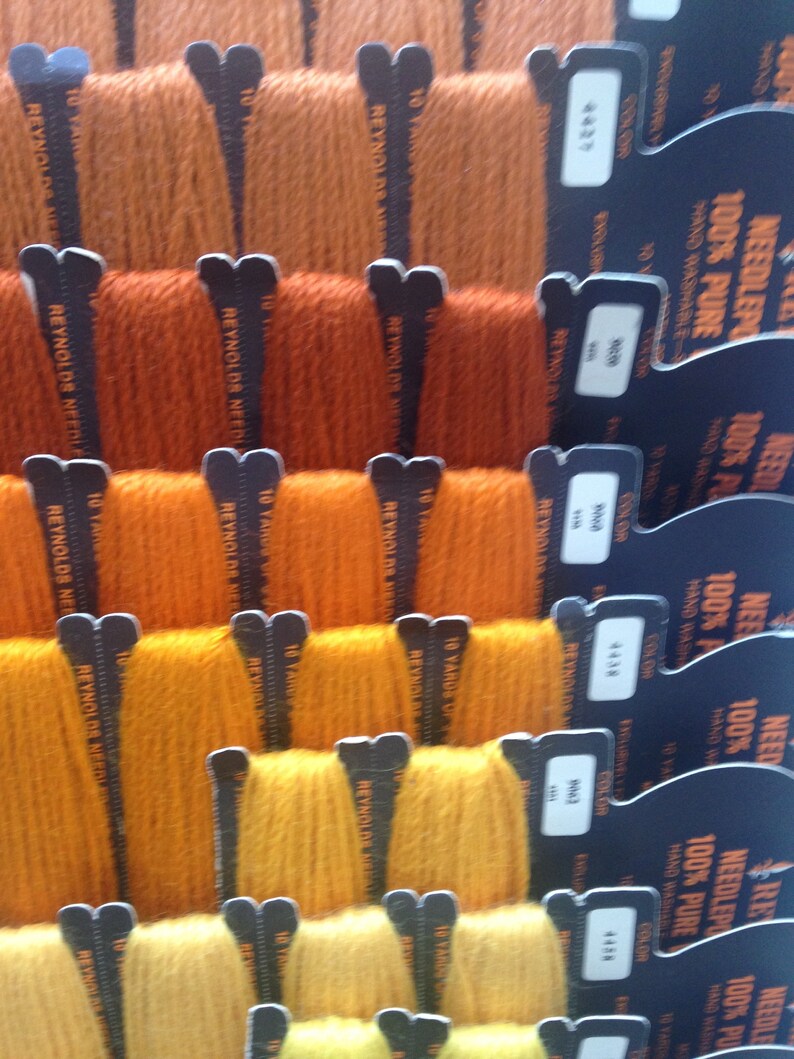 3 Strand Needlepoint/crewel Yarn 100 Pure Virgin Wool6 Etsy