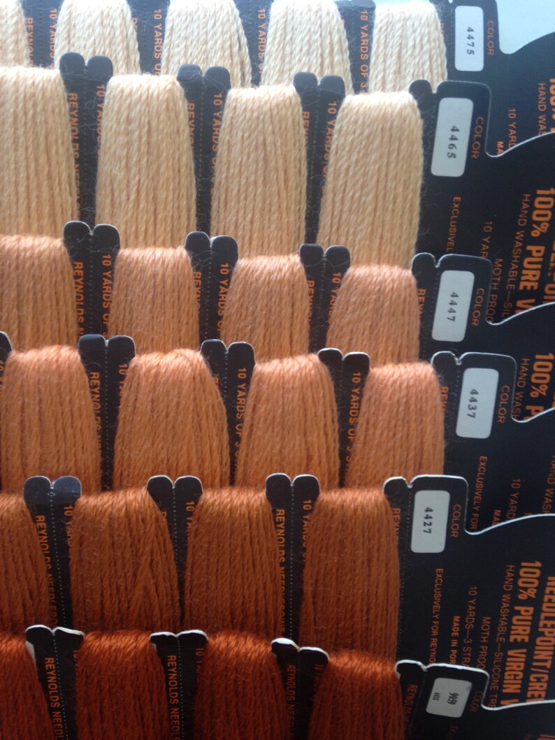 3 Strand Needlepoint/crewel Yarn 100 Pure Virgin Wool6 Etsy