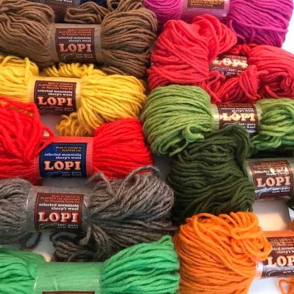 LOPI Reynolds Yarns Inc. 100% Pure Icelandic New Wool- Bulky Weight-100grams-110meters (3.6ounces-119yards) Moth proved