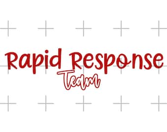 RRT Nurse PNG: Rapid Response Team Design (Digital Download)