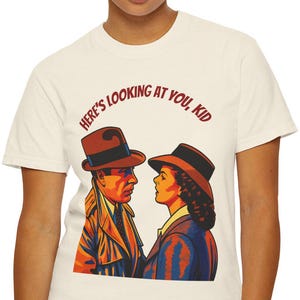 Casablanca Movie T-Shirt: Vintage Pop Art Comfort Colors Tee