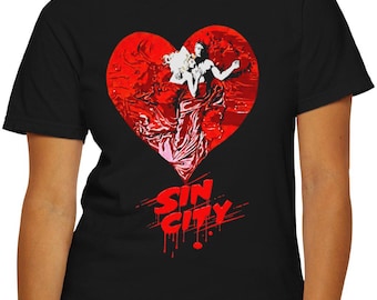 Vintage Sin City Frank Miller T Shirt Marv Graphic Novel Comicbook