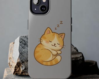 Cute Cat Phone Cases | Tough Phone Cover, Gifts for Cat Lovers, Pet Accessories, Fun Phone Protection, Birthday Present