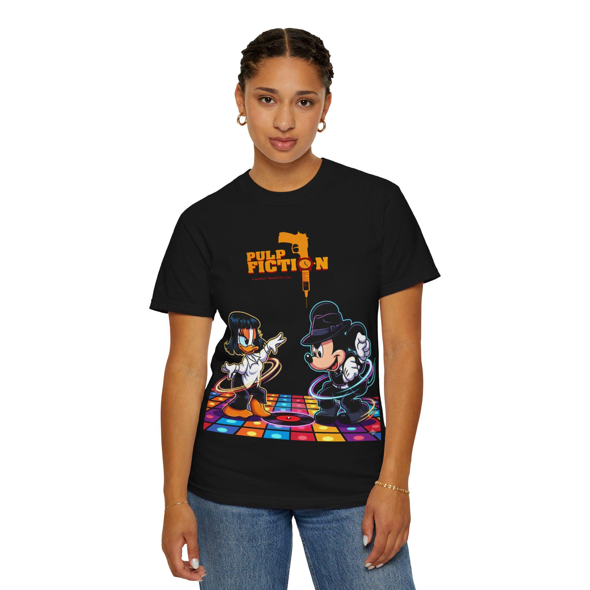 パルプ・フィクションTシャツ：象徴的なダンスシーンのポップアート 