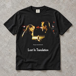 ロスト・イン・トランスレーション ヴィンテージTシャツ - ソフィア・コッポラ映画Tシャツ - レトロインディーズ映画シャツ