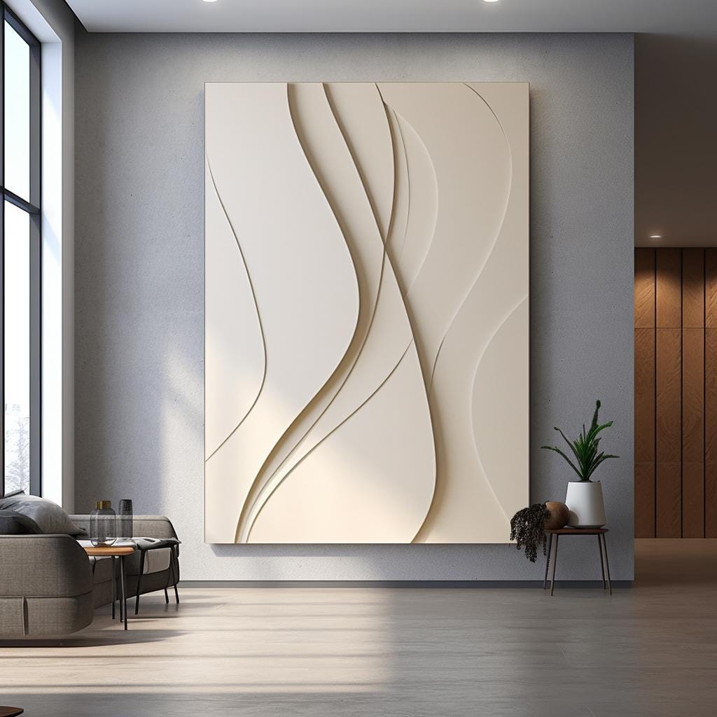 White Wall Art,3d Vision Board Wall Hangings Wall Decor Art Deco, High ...