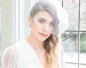 Beaded Birdcage Veil, Wedding Birdcage Veil, Illusion Birdcage Veil, Beaded Bridal Veil