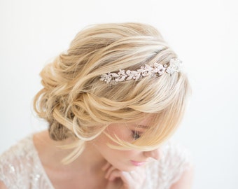 Wedding Silver Headpiece,  Bridal Headpiece, Bridal Hairpiece, Silver Crystal Headband, Bridal Hair Comb, Wedding Tiara