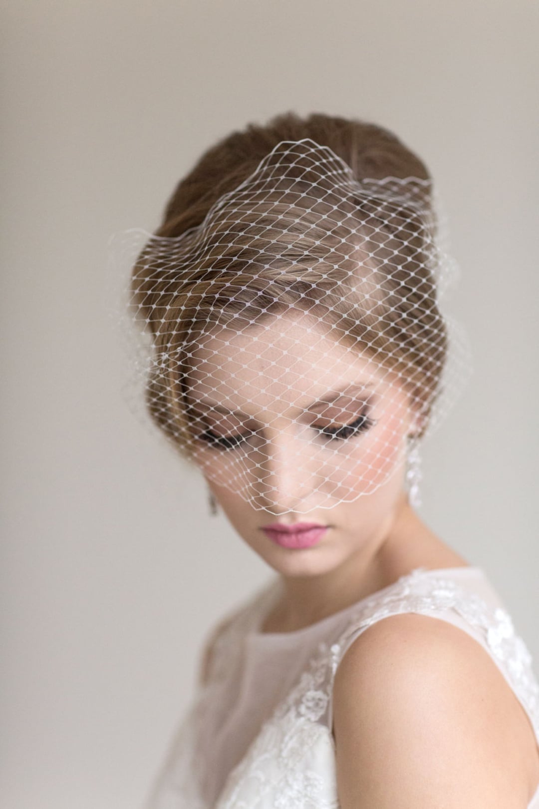 Birdcage Wedding Veil, Wedding Birdcage Veil, Bandeau Veil, Bridal Veil