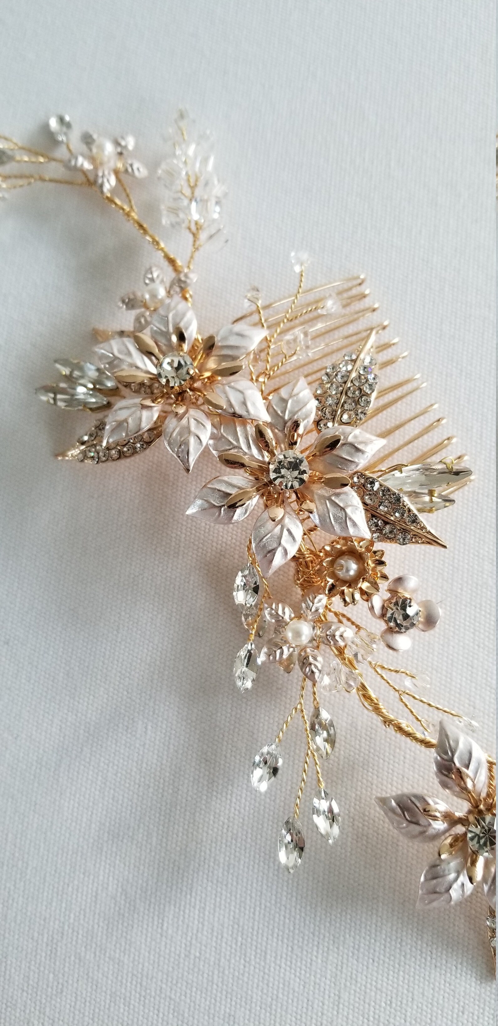 Gold Velvet Headpiece