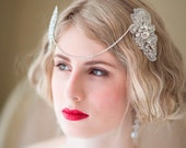 Wedding Hair Accessory, Bridal Head Piece, Gatsby Style Head Piece