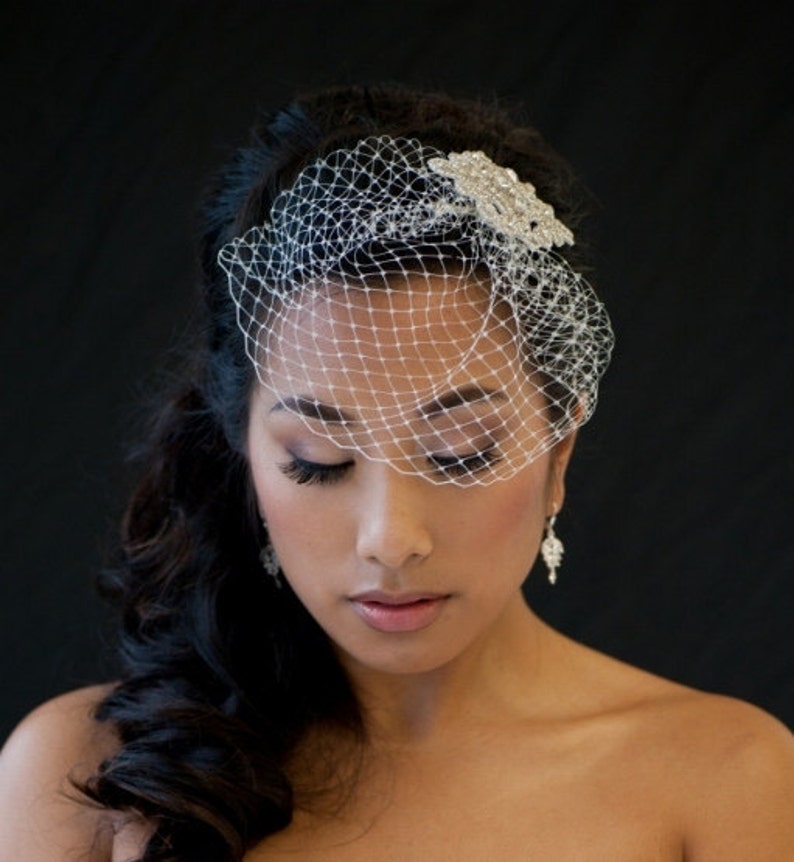 Birdcage Veil Wedding Birdcage Veil Bridal Veil 7 Inch Bird Etsy