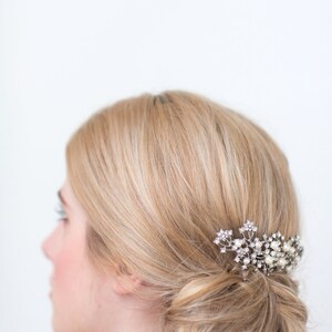 Wedding Hair Comb, Pearl Bridal Comb, Crystal and Pearl Hair Comb, Crystal Pearl Comb for Bride image 3