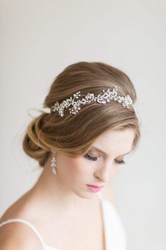 Wedding hair accessories ribbon headband cheap