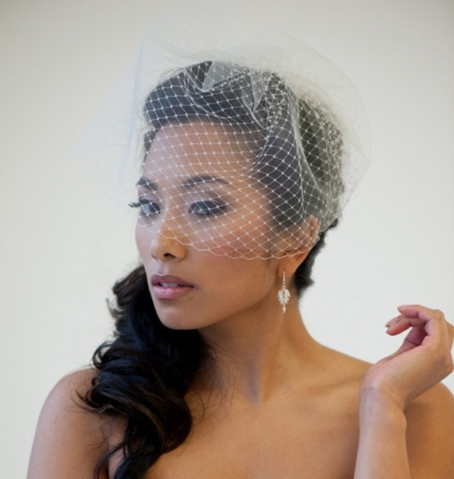 Wedding Birdcage Veil Double Birdcage Veil Bridal Veil Etsy