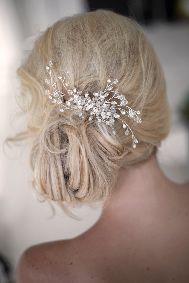 Crystal Bridal Hair Comb Wedding Hair Comb Bridal Hair Comb Etsy