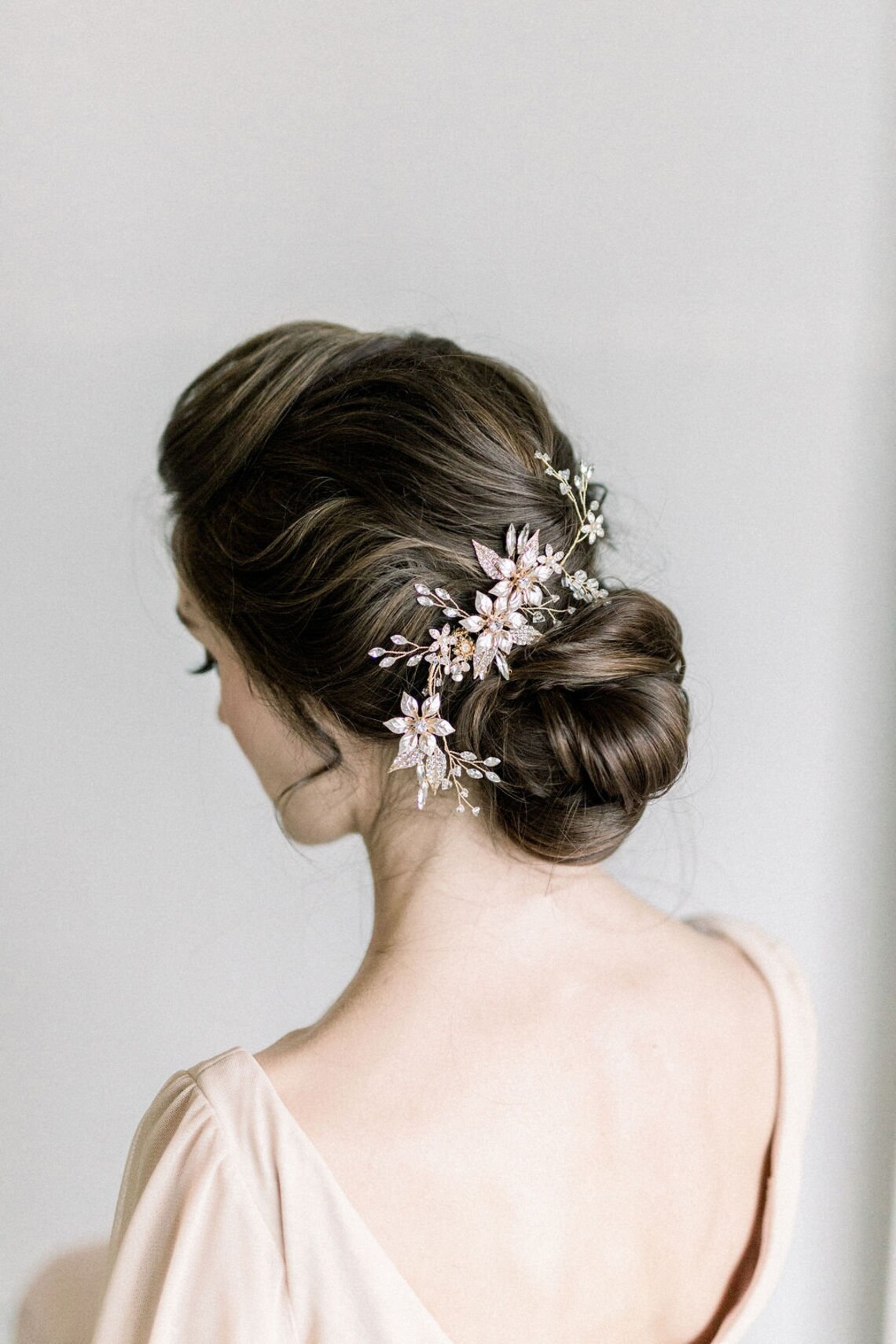 Best Luxury Crystals Rhinestones Gold Vine Metal Headpiece