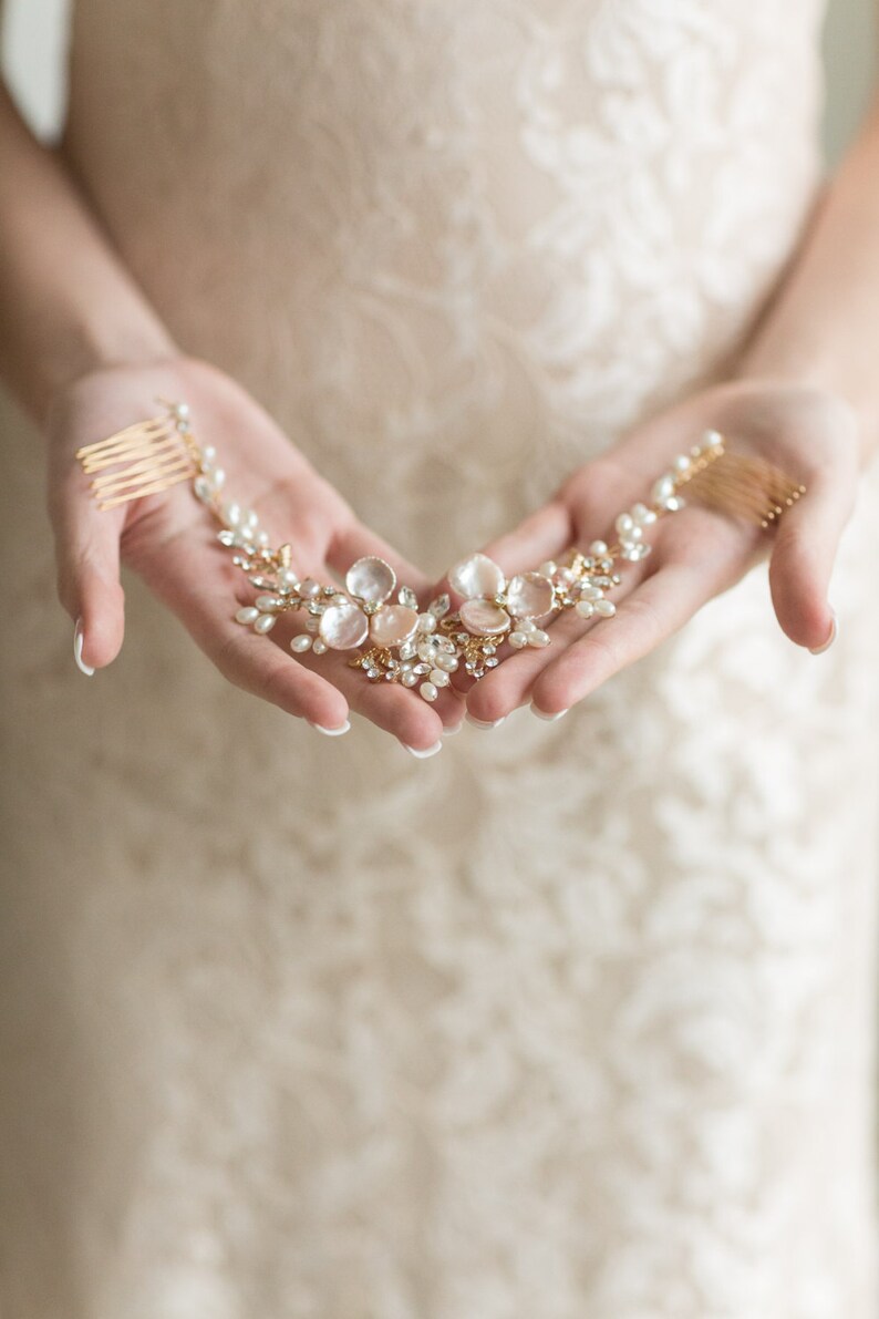 bridal vine headpieces