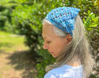Cast Away Sparkle Brynn Crochet Hair Kerchief - Adult Size