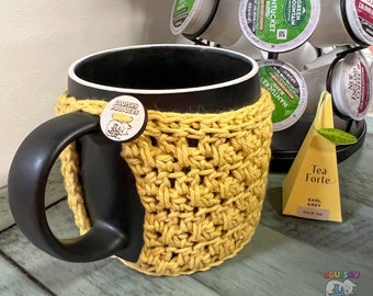 Creme Brulee Megan Crochet Mug Cozy