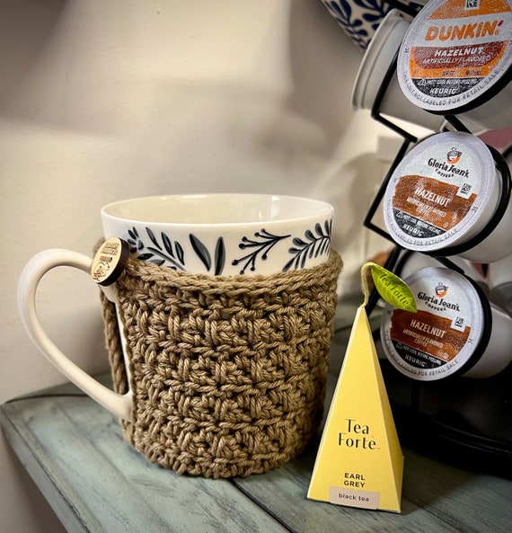 Mushroom Megan Crochet Mug Cozy