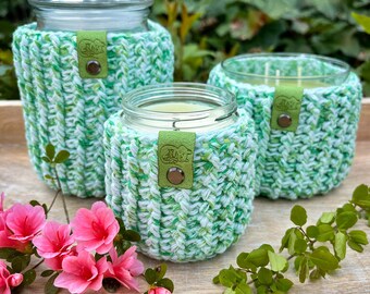 Clover Emmett Crochet Candle/Jar Cozy