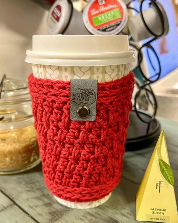 Poppy Megan Crochet Coffee Sleeve Cozy