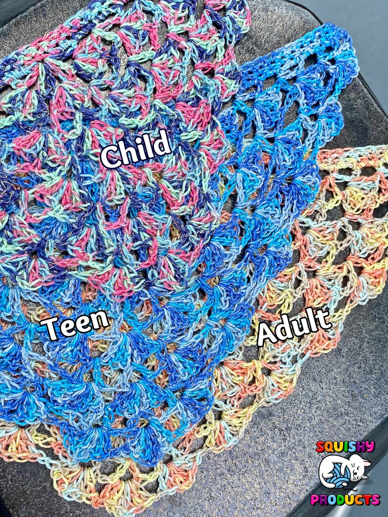 Stargazing Sparkle Brynn Crochet Hair Kerchief - Adult Size - Etsy