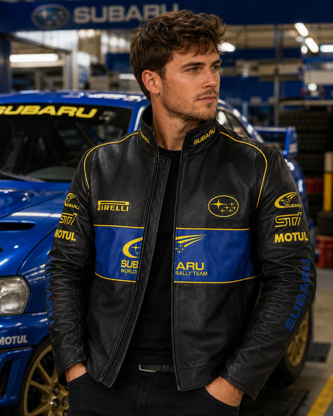 て*あ様 スバル SUBARU ブラック レーシングジャケット(M) Subaru racing jacket - Etsy 日本
