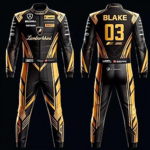 Hand Made Go Kart Racing Suit CIK/FIA Level 2 standard Customize Race Suit In All Sizes with option to add own logos + Free Shipping