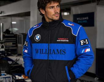 Vintage - 1996 Damon Hill F1 Leather Jacket - Williams Renault