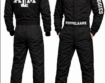 Traje de carreras de karts hecho a mano, estándar CIK/FIA Nivel 2. Traje de carreras personalizado en todos los tamaños con opción de agregar logotipos propios + envío gratis.