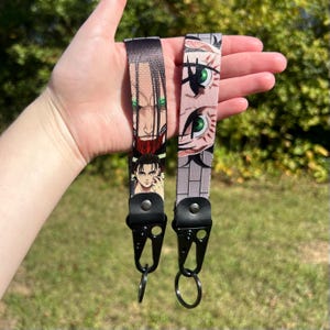 Anime Strap - Durable Anime Keyring Lanyard