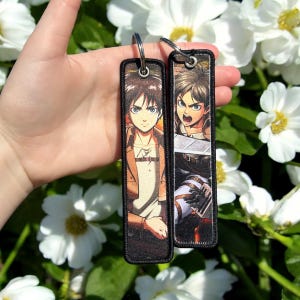 Anime Keychain - Double Sided Jet Tag