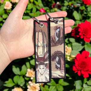 Attack On Titan Embroidered Keychain - Double Sided Jet Tag