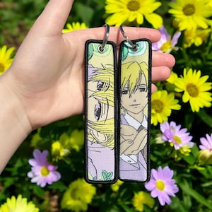 Anime Embroidered Keychain - Double Sided Jet Tag