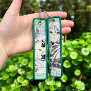 Anime Embroidered Keychain - Double Sided Jet Tag