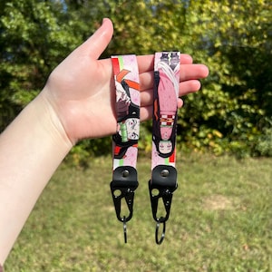 Anime Keychain Strap - Durable Anime Keyring Lanyard